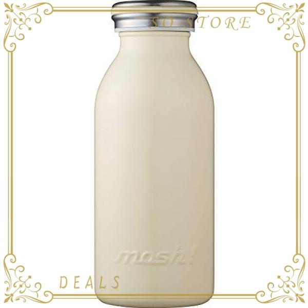 水筒 真空断熱 スクリュー式 マグ ボトル 0.35L アイボリー mosh モッシュ 