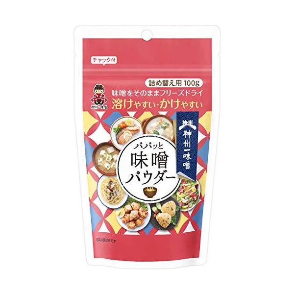 神州一味噌 パパっと味噌パウダー詰め替え用 100g 10袋 A B085pd8wf4 So Tan 通販 Yahoo ショッピング