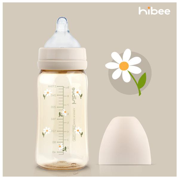 哺乳瓶　フラワー柄