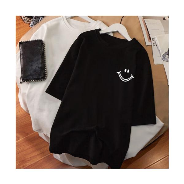 ROGO Tシャツ　ブラック　ホワイト　韓国ファッション