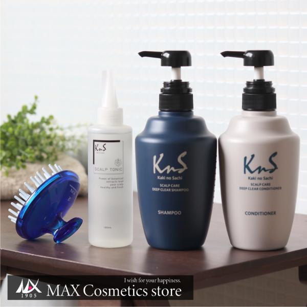 KnSスカルプシャンプー＋コンディショナー＋トニック＋ブラシ（4