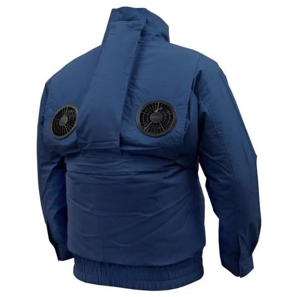 エイコー EIKO 空調作業服 EK4530 ネイビー (サイズ5L) ハイバック 綿