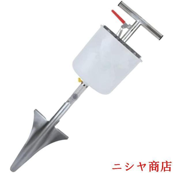 肥料散布機 ステンレス 追肥機 果樹 肥料アプリケーター 根元 施肥ツール 人間工学 ハンドル トウモロコシ 野菜 農作業 農業資材 効率化 散布