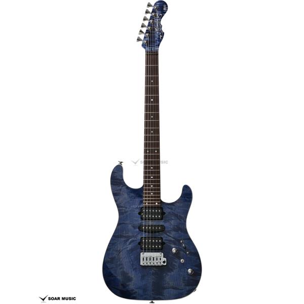 Momose MC24 フレイム栃 ストラト 24フレット MOMOSE 【現物画像/限定5本生産】MC24-MV-TOCHI25/NJ Dark Blue