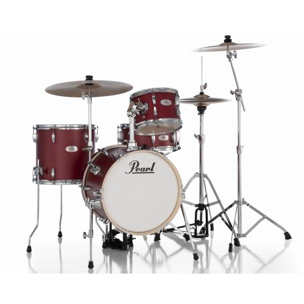 Pearl パール MIDTOWN シリーズ 4点セット ドラムセット MT564/C-D 747 Matte Red レッド