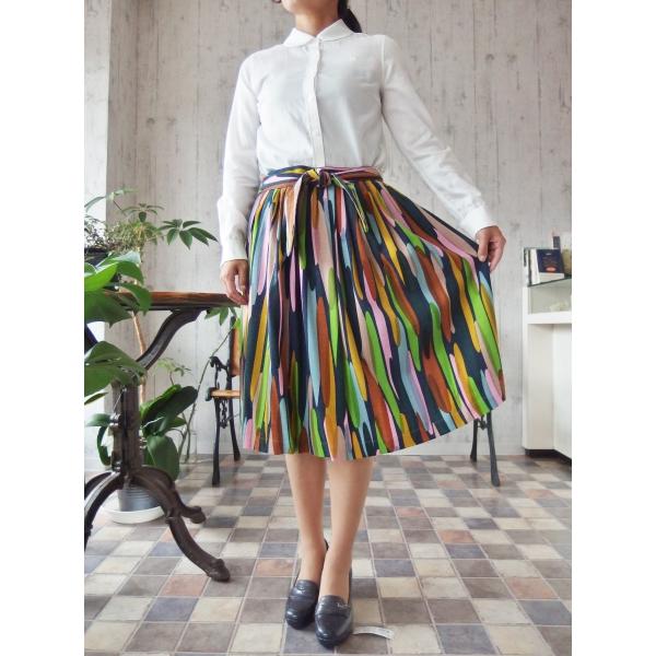 ミナペルホネン　スカート　Waterfall ウォーターフォール soave-webshop_ra5836