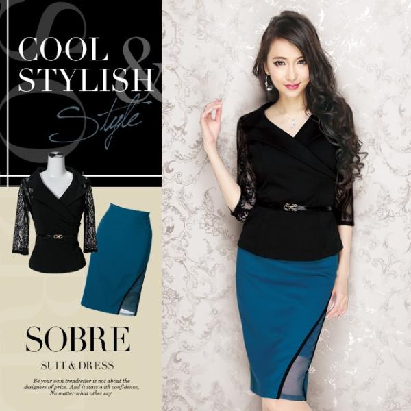 キャバドレス キャバ ドレス 大きいサイズ 40 Offの激安セール キャバクラ ミニドレス デザインシースルーセットアップ ソブレ キャバ嬢