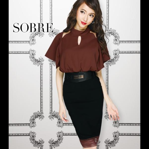 キャバドレス キャバ ドレス 価格交渉ok送料無料 大きいサイズ キャバクラ ミニドレス カットアウトブラウジングワンピース キャバ嬢 ソブレ