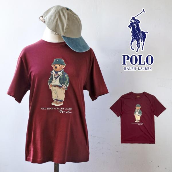 ポロ ラルフローレン ボーイズサイズ レディース 半袖 Tシャツ トップス ポロベア クマ コットン 綿 クルーネック キッズ 男の子 女の子  323853828
