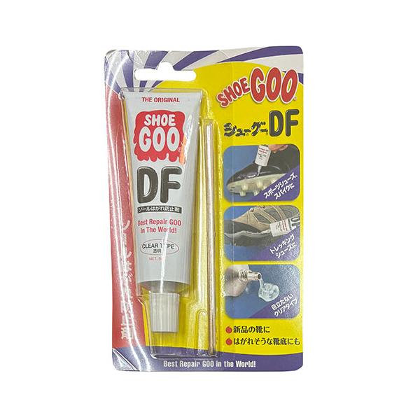靴底とアッパー（靴の甲）の間に水や砂が入ると、ソール剥がれの原因になります。シューグーDFは、靴底とアッパーの隙間をシーリングするソール剥がれ防止剤です。■品番：6292■内容量：50g【使用方法】1・靴底とアッパーの間にあるほこりやゴミを...