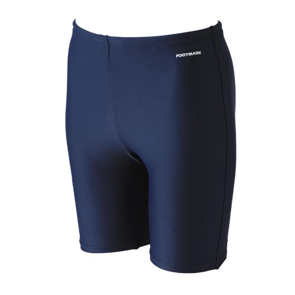 FOOTMARK 水着 スクール水着 パンツ ボトム トランクス ロングタイプ 下 中学生 小学生 紺 ネイビー 男子 高校生