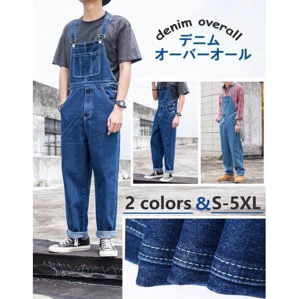 Sapeur デニムオーバーオール XL オーバーオール デニム M.USED ボトムス パンツ サロペット ジーンズ