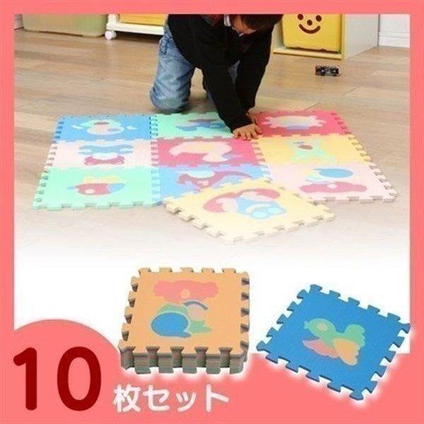 ジョイントマット アニマル 動物柄 10枚セット アイリスオーヤマ 収納専科 Sofort 通販 Yahoo ショッピング