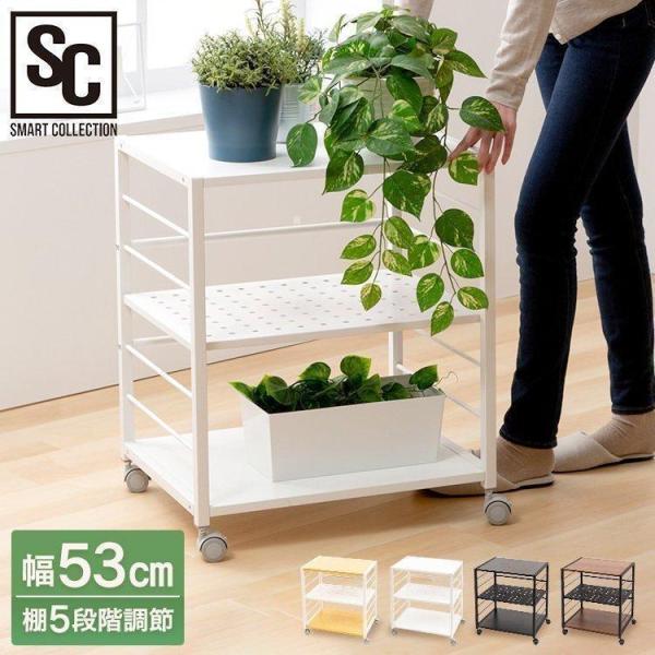 【値引き可】リビングラック RASIK（ラシク） シェルフ 約幅53.5×奥行48×高さ156cm レトロ調