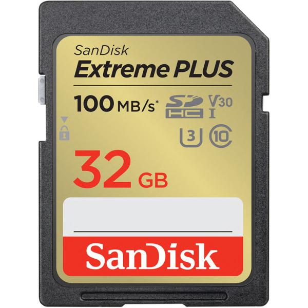 【LYP特価】 SanDisk サンディスク エクストリーム プラス SDHC UHS-Iカード 32GB