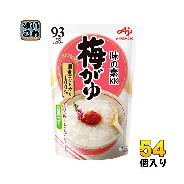 味の素kk おかゆ 梅がゆ 250g 54個 27個入 2 まとめ買い いわゆるソフトドリンクのお店 通販 Paypayモール