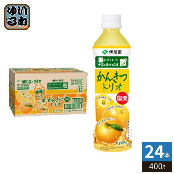 伊藤園（ITO EN） ニッポンエール 国産かんきつトリオ 400g ペット