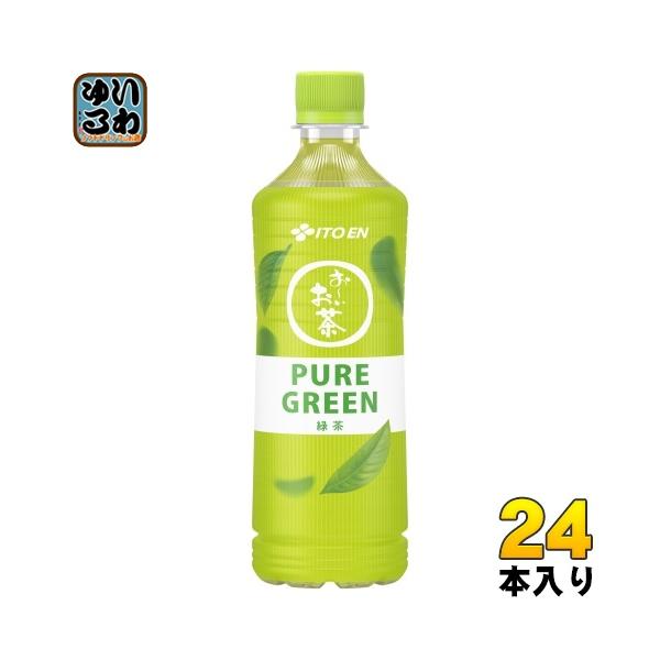 お〜いお茶 伊藤園 おーいお茶 ピュアグリーン 600ml ペットボトル 24