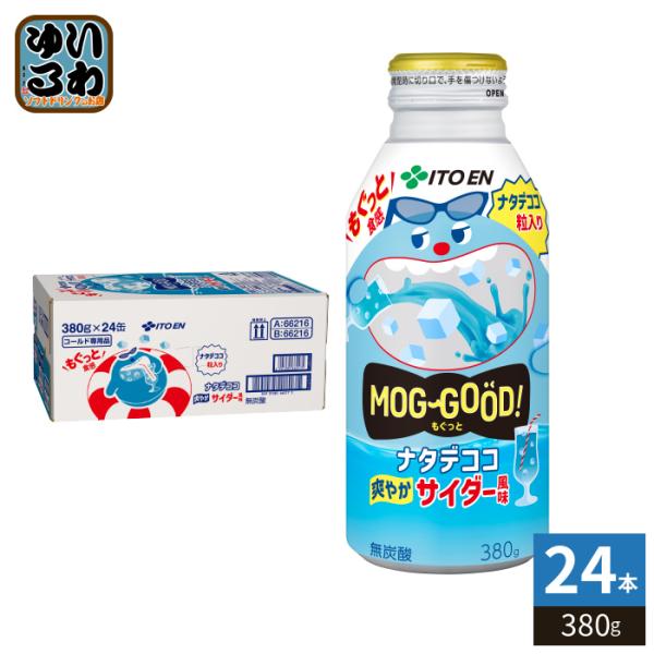伊藤園（ITO EN） もぐっと ナタデココ 爽やかサイダー風味 380g