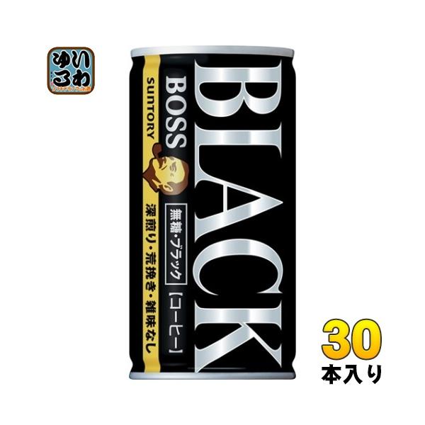 BOSS(サントリー) サントリー BOSS ボス 無糖ブラック 185g 缶 BOSS(サントリー) サントリー BOSS ボス 無糖ブラック 185g 缶