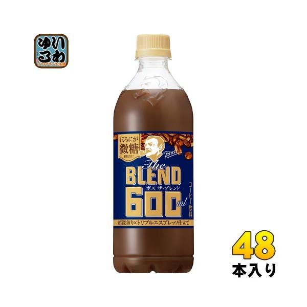 Tg[ BOSS {X The BLEND قɂ 600ml ybg{g 48{ (24{×2 ܂Ƃߔ)