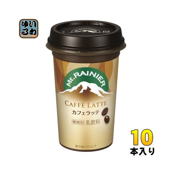 森永乳業 マウントレーニア カフェラッテ 240ml 10本入 カフェオレ 乳飲料
