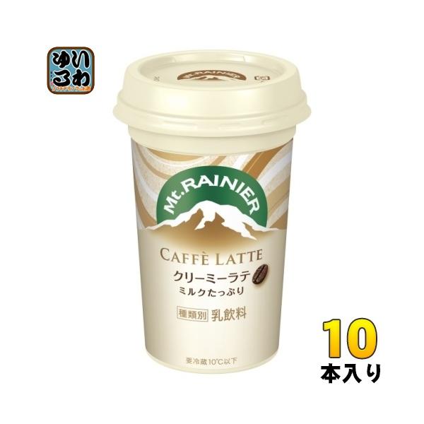 マウントレーニア 森永乳業 カフェラッテ クリーミーラテ 240ml 10本入