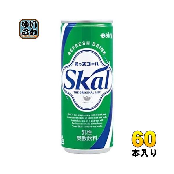 愛のスコール（炭酸飲料）250ml 3ケース60本 南日本酪農協同 南日本酪農 スコール ホワイト 250ml 缶 60本 (20本入