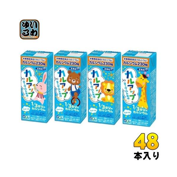 エルビー カルアップ 200ml 紙パック 48本 (24本入×2 まとめ買い) 栄養