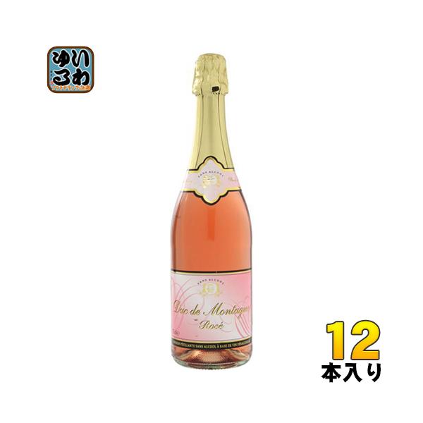 ネオブュル デュク・ドゥ・モンターニュ ロゼ 750ml 瓶 12本 (6本入×2 まとめ買い) スタッセン スパークリングワイン ノンアルコール