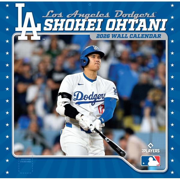 大谷翔平 初の公式 特大 壁掛けカレンダー 2019 大判サイズ トーダン 【輸入版】2026年 大谷翔平 壁掛けMLB公式カレンダー