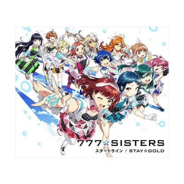 (おまけ付)スタートライン / STAY☆GOLD (初回限定盤) / 777☆SISTERS スリーセブンシスターズ (SingleCD+DVD) VIZL-1192-SK