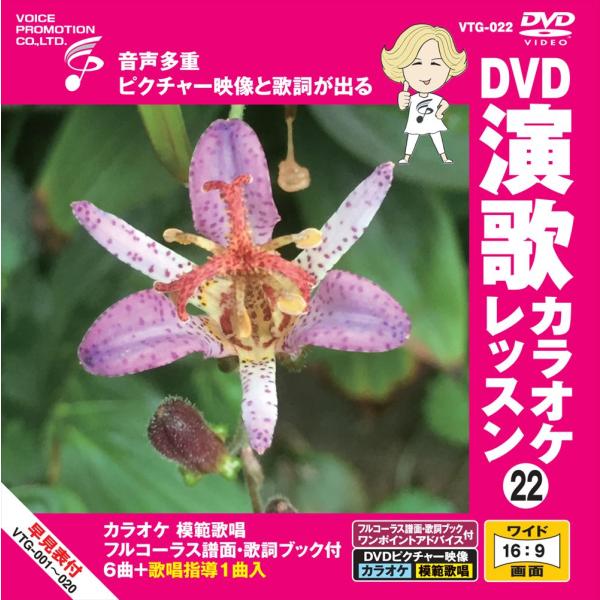 おまけCL付】新品 DVD演歌カラオケレッスン22 / (DVD) VTG-022
