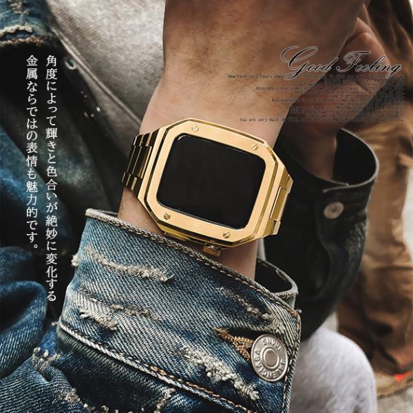 レディース】 Apple Watch バンド アップルウォッチ SE 7 6 44mm 男性