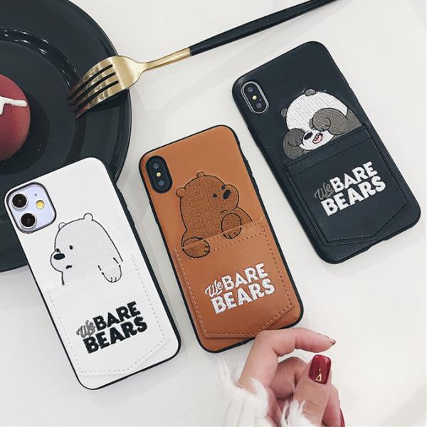 Iphoneケース カード収納 Iphone Se ケース 韓国 Iphone12 携帯 Se2 ケース 革 Iphone11 スマホケース Iphone8 スマホ 携帯 革 白くま パンダ スマホケース手帳型iphoneケースgf 通販 Paypayモール