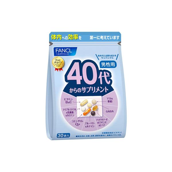 ファンケル FANCL 40代からのサプリメント 男性用 30日分(30袋