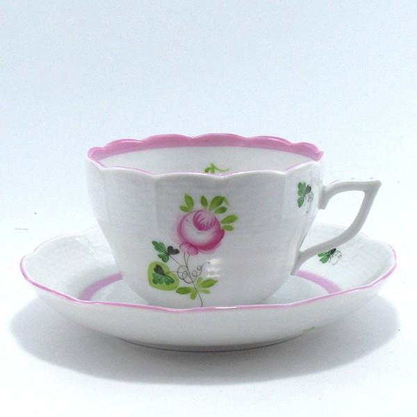 ウィーンの薔薇　ピンク　カップ＆ソーサー　豆皿 Herend ヘレンド ウィーンのバラピンク 豆皿