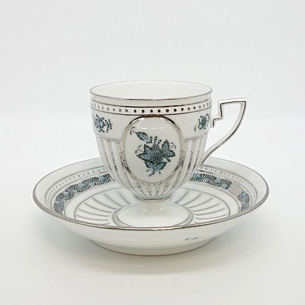 ヘレンド（HEREND） アポニーターコイズ・プラチナ コーヒーカップ