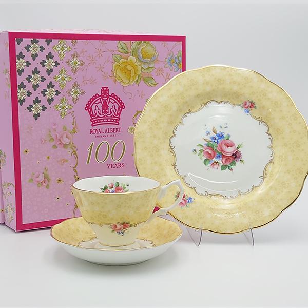ロイヤルアルバート 100周年記念 ティーフォーワンセット 2客