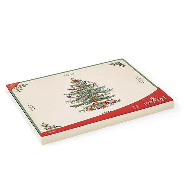 Spode スポード クリスマスツリー プレイスマット40x30cm 4枚セット