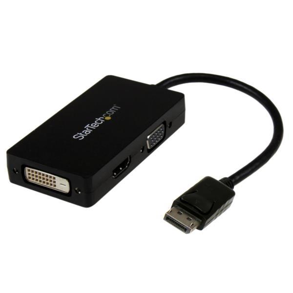 DP2VGDVHD StarTech Mini DisplayPort|VGA/ DVI/ HDMIϊA_v^ 3 in 1 ~jfBXvC|[g/ Mini DP/ mDPϊP[u 1920x1200/1080p ubN