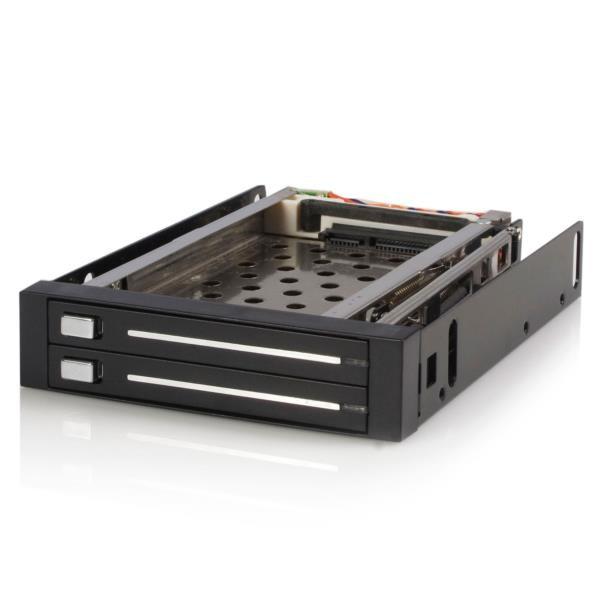 HSB220SAT25B StarTech 3.5C`xC^SATAn[hfBXNp[oP[X (gC/P[Xsv)  2 x 2.5C`SATA HDD/SSDp