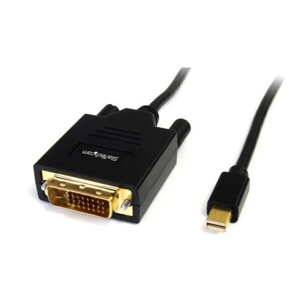 MDP2DVIMM6 StarTech 1.8m Mini Displayport-DVIϊP[u ~jfBXvC|[g/ Mini DP-DVIϊA_v^ Mini DisplayPort IX-DVI-D(25s) IX