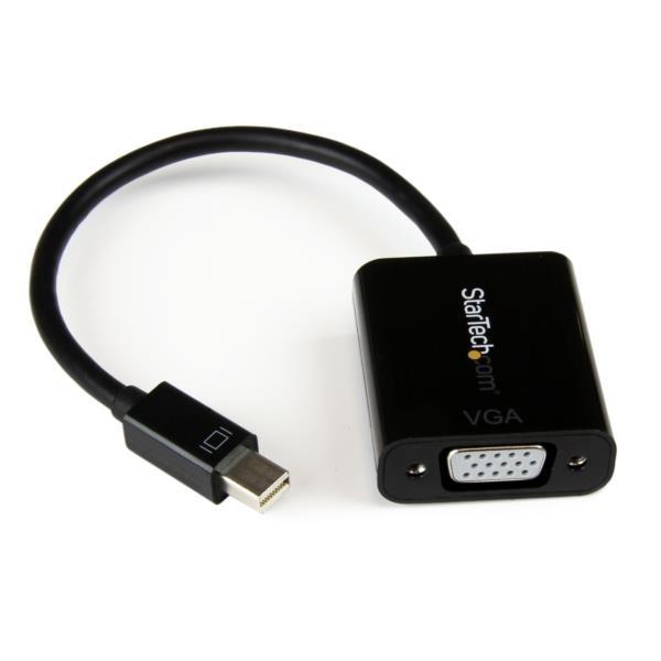 MDP2VGA2 StarTech Mini DisplayPort 1.2|VGAϊA_v^ ~jfBXvC|[g/ mDP/ Mini DP IX|VGA/ RGB (D-Sub15s) X ubN