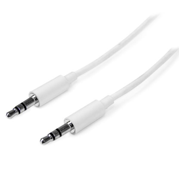 MU1MMMSWH StarTech 1m zCg X 2x 3.5mmXeI~jvOP[u 3.5~XeII[fBIP[u () IX/ IX