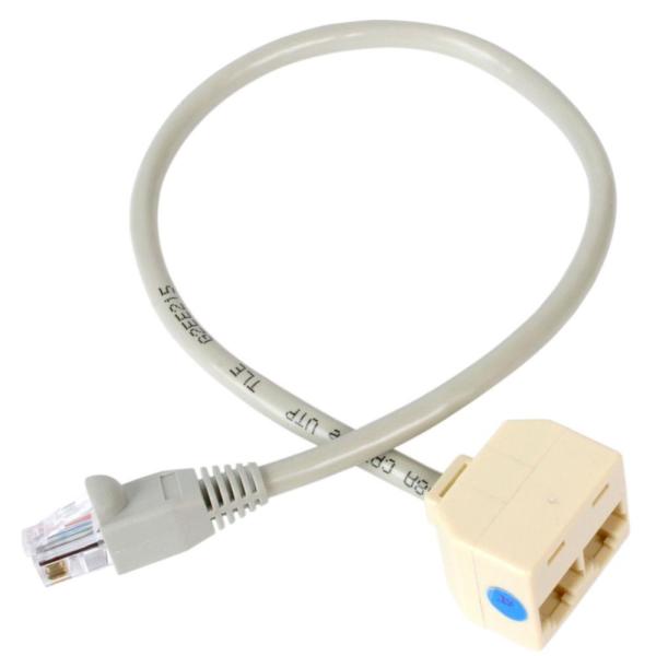 RJ45SPLITTER StarTech RJ45W[Xvb^ LANP[uz҃A_v^ 1x RJ45 IX - 2x RJ45 X