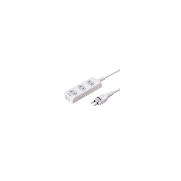 SANWA SUPPLY TAP-TSH405N サンワサプライ 火災予防安全タップ（2P・4 