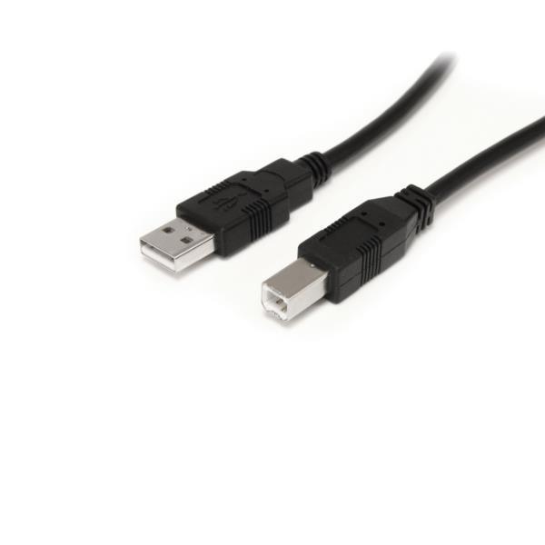 USB2HAB30AC StarTech 10m USB 2.0s[^[P[u USB A IX[USB B IX USB 2.0 480Mbit/s ubN