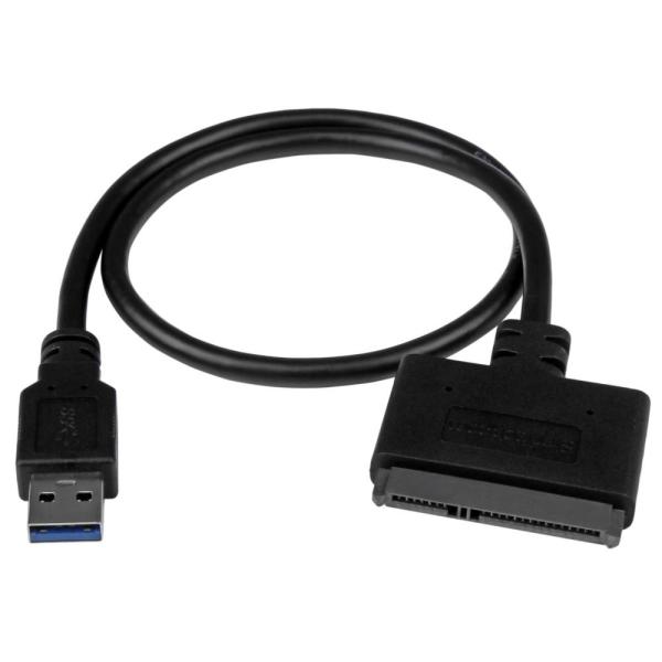 USB312SAT3CB StarTech 2.5C`SATA - USB 3.1 A_v^P[u USB 3.1 Gen 2(10 Gbps) 2.5C`SATA SSD/HDDΉ USBoXp[Ή