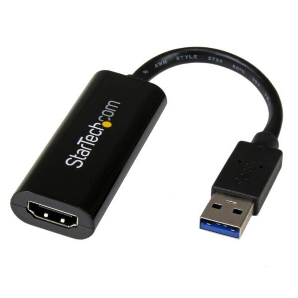 USB32HDES StarTech X^Cv USB 3.0|HDMIϊA_v^ OtfBXvC݃A_v^ USB 3.0 A(IX)|HDMI(X) 1920x1200/ 1080p